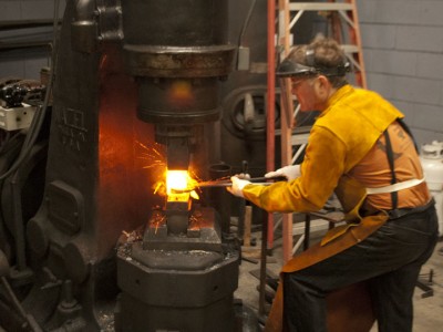 The weld was finished on a Nazel 3B.